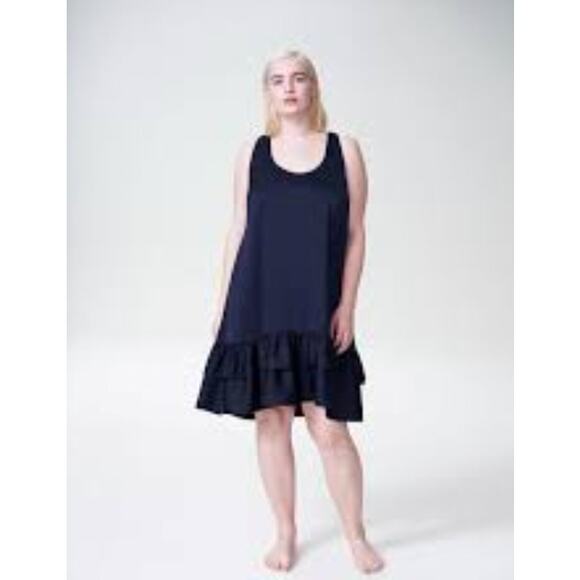 UNIVERSAL STANDARD Navy Blue Taza Trapeze Dress Size Large US 22-24 - Picture 11 of 11